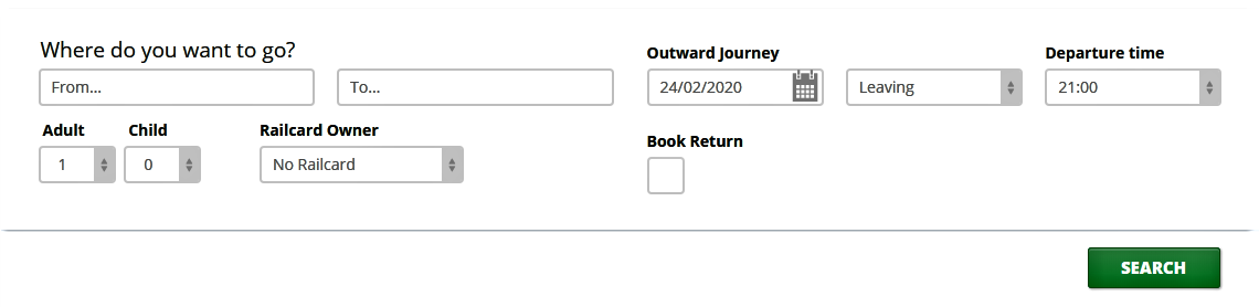The National Rail Manchester Piccadilly Journey Planner